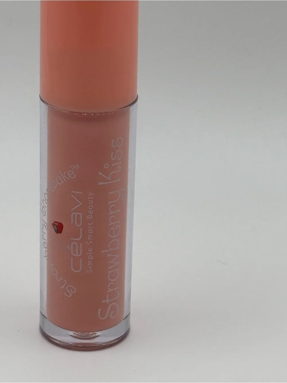 Celavi Strawberry Kiss Lip Gloss Peach Shade SS45538 New